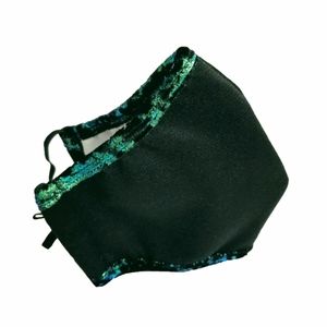 💚NWOT🖤 Green/Black Face Mask